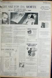 Página do jornal Unitário de julho de 1972