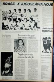 Página do jornal Unitário de julho de 1972