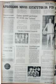 Página do jornal Unitário de julho de 1972