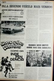 Página do jornal Unitário de julho de 1972
