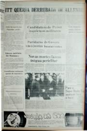 Página do jornal Unitário de julho de 1972