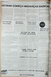 Página do jornal Unitário de julho de 1972