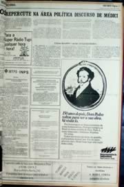 Página do jornal Unitário de julho de 1972