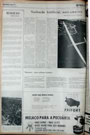 Página do jornal Unitário de julho de 1972