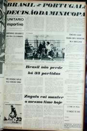 Página do jornal Unitário de julho de 1972