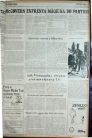 Página do jornal Unitário de julho de 1972