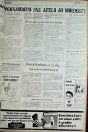 Página do jornal Unitário de julho de 1972