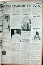 Página do jornal Unitário de julho de 1972