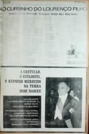 Página do jornal Unitário de julho de 1972