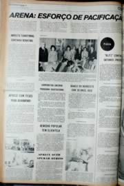 Página do jornal Unitário de julho de 1972