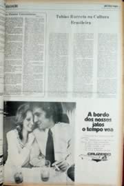Página do jornal Unitário de julho de 1972
