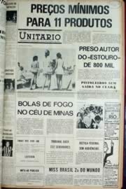 Página do jornal Unitário de julho de 1972