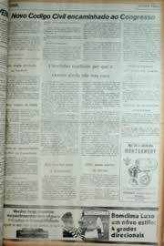 Página do jornal Unitário de agosto de 1972