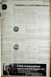 Página do jornal Unitário de agosto de 1972