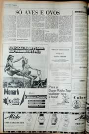 Página do jornal Unitário de agosto de 1972