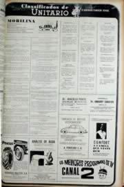 Página do jornal Unitário de agosto de 1972