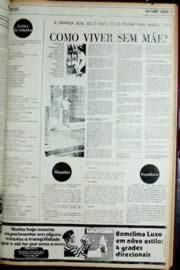 Página do jornal Unitário de agosto de 1972