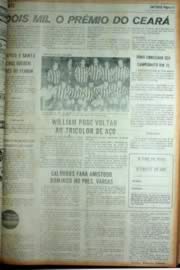 Página do jornal Unitário de agosto de 1972