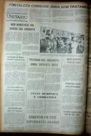 Página do jornal Unitário de agosto de 1972