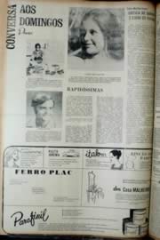 Página do jornal Unitário de agosto de 1972
