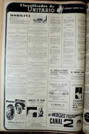 Página do jornal Unitário de agosto de 1972