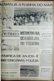 Página do jornal Unitário de agosto de 1972
