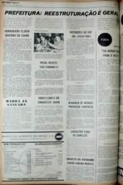 Página do jornal Unitário de agosto de 1972