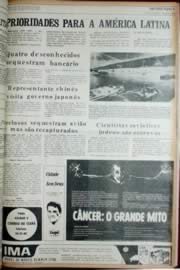 Página do jornal Unitário de agosto de 1972