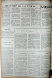 Página do jornal Unitário de agosto de 1972