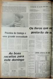 Página do jornal Unitário de agosto de 1972