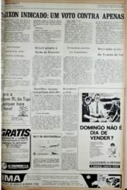 Página do jornal Unitário de agosto de 1972
