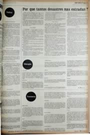 Página do jornal Unitário de agosto de 1972
