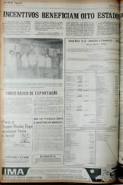 Página do jornal Unitário de agosto de 1972