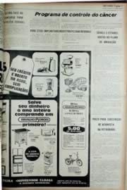 Página do jornal Unitário de agosto de 1972
