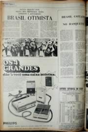 Página do jornal Unitário de agosto de 1972