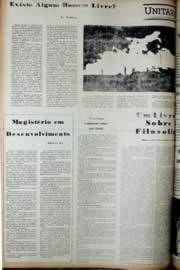 Página do jornal Unitário de agosto de 1972