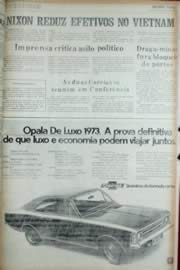 Página do jornal Unitário de agosto de 1972