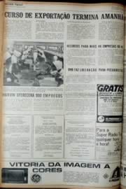 Página do jornal Unitário de agosto de 1972