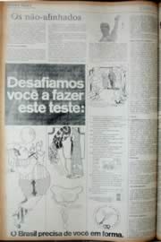 Página do jornal Unitário de agosto de 1972