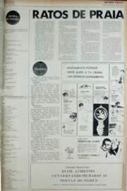 Página do jornal Unitário de agosto de 1972