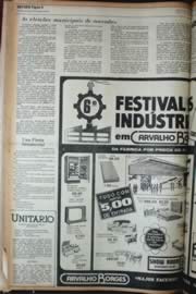 Página do jornal Unitário de setembro de 1972