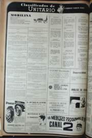 Página do jornal Unitário de setembro de 1972