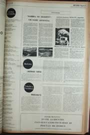 Página do jornal Unitário de setembro de 1972
