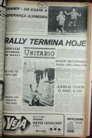 Página do jornal Unitário de setembro de 1972
