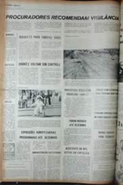 Página do jornal Unitário de setembro de 1972