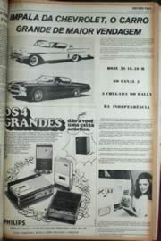 Página do jornal Unitário de setembro de 1972