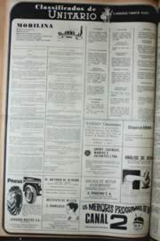 Página do jornal Unitário de setembro de 1972