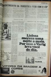 Página do jornal Unitário de setembro de 1972