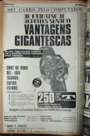Página do jornal Unitário de setembro de 1972