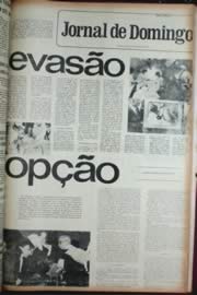 Página do jornal Unitário de setembro de 1972